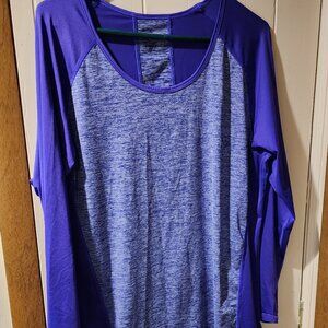 Champion DuoDry Long Sleeve Performance Top – XXL – Purple